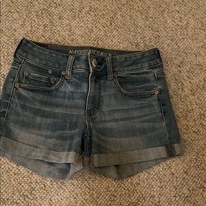 American Eagle Outfitters Women's Blue Denim Shorts